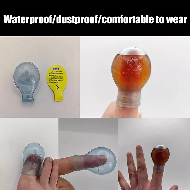 Soak Potion Finger Cots For Toe And Finger Injuries Wound Shower Waterproof Protective Cover Foot Care Tool For Men And Women