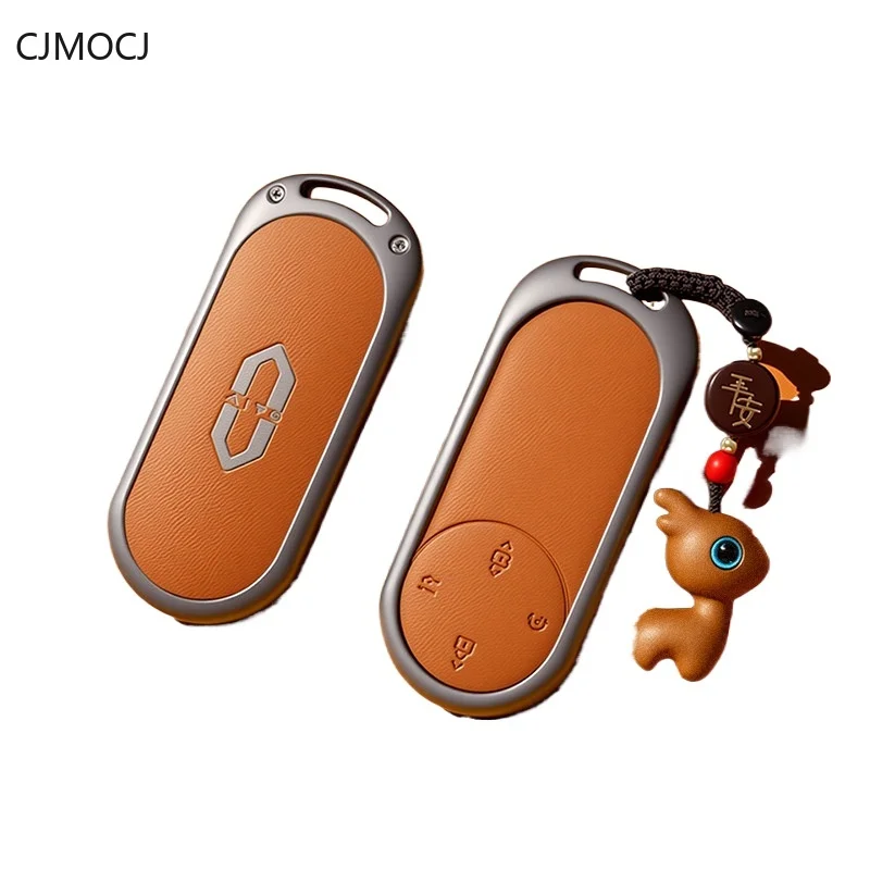 Premium Zinc Alloy Key Cover Case for AITO M8 / M9 / M7 / M5 Ultra / MAX (2025-2026) - Protective Key Fob Shell Keychain