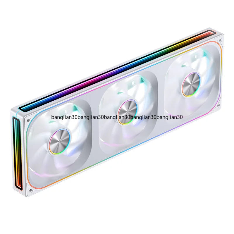 ZA120/240/360 One-piece Building Block Fan ARGB Synchronous Fan 12CM Four-sided Lasagna Mirror