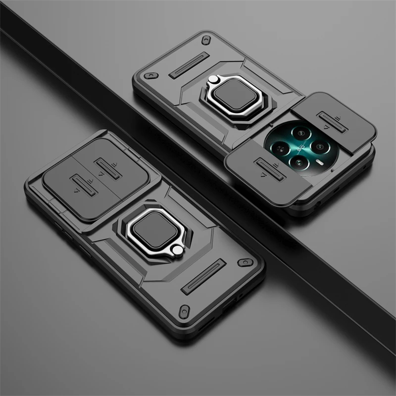 For OPPO Realme 12 Case Cover Realme 12 Realme12 4G Capas Back Armor Bumper Shockproof Camera Lens Ring Holder Fundas Realme 12 image 4
