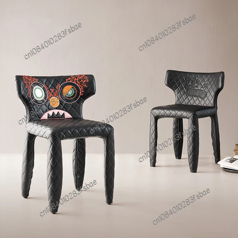 Monster Chair Moooi  Italian Light Luxury Premium Leather Dining Designer Restaurant Furniture