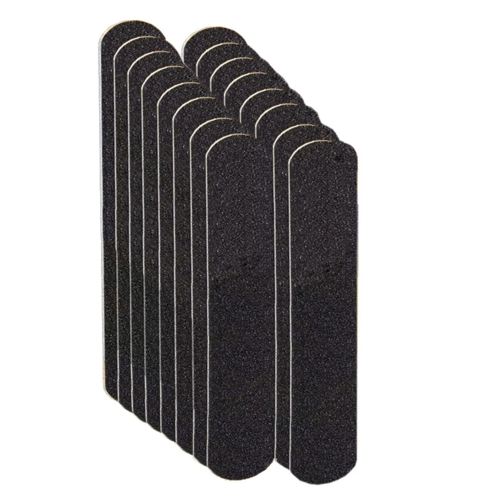 8Pcs Tire Tread Texture Stair Tread Anti-Slip Tape Luminous Strong Adhesive Stair Tread Tape Waterproof Durable