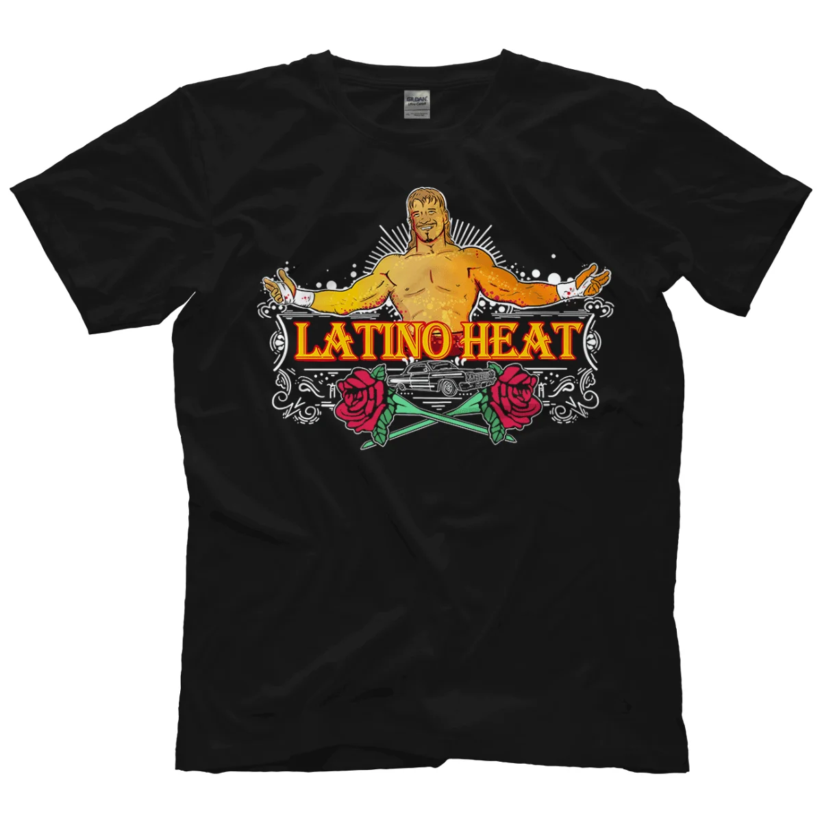 Eddie Guerrero - Latino Heat Lowrider T-Shirt