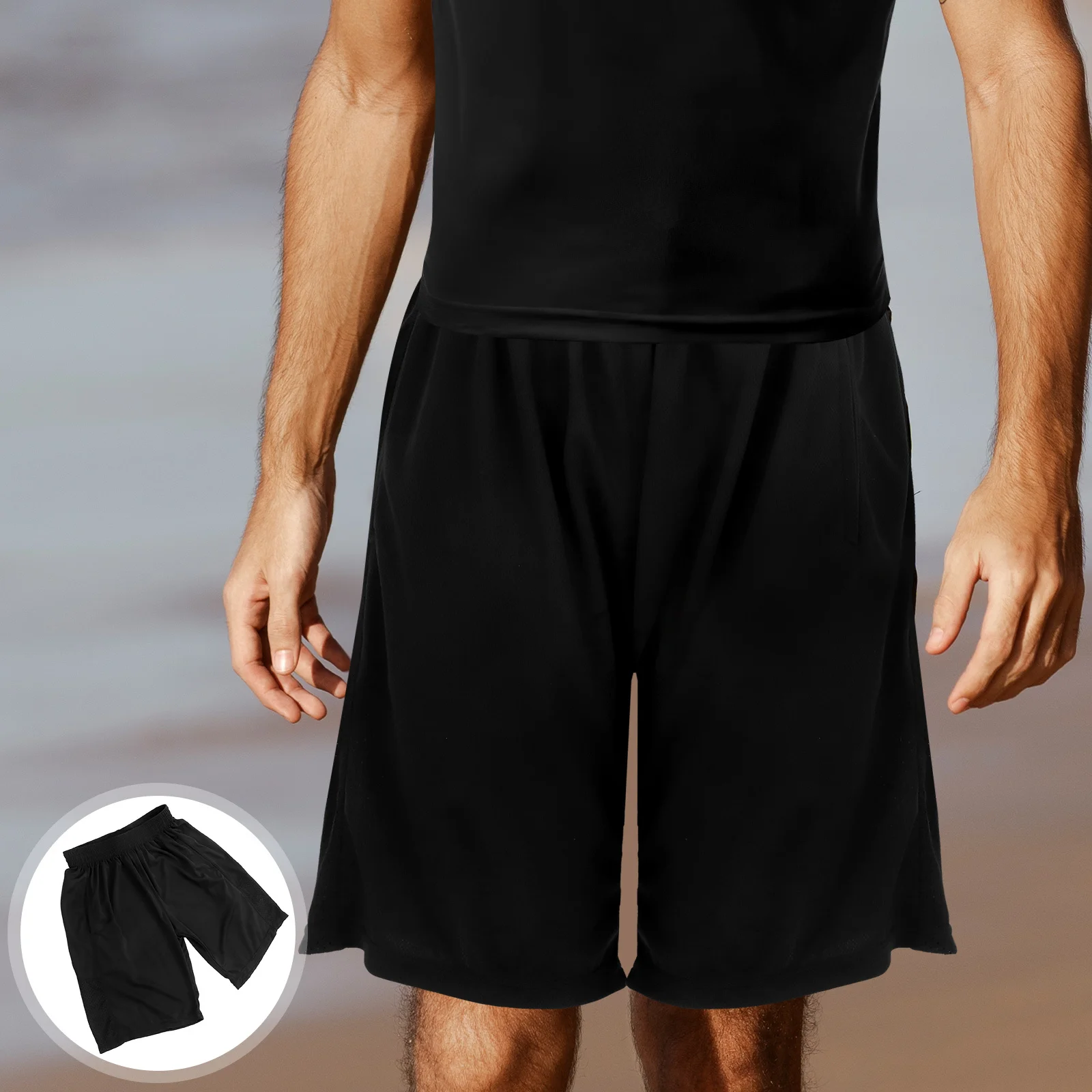 

Running Shorts Men Breathable Quick- L Perfect Match with T-Shirts Vests for Fitness Sports Shorts Yoga Pants