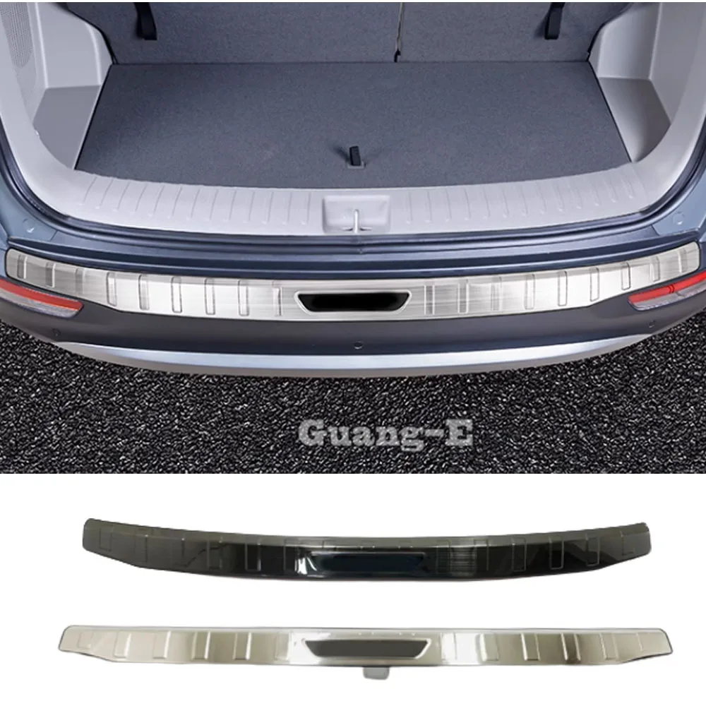 

Stainless Steel Car External Rear Bumper Trim for Hyundai Custo 2021 2022 2023 2024 Decoration Cover Trunk Interior Accessories