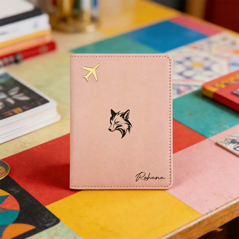 

Персонализированная обложка для паспорта с именем, кожаный дорожный чехол для паспорта, подарок учителю, продуманный подарок