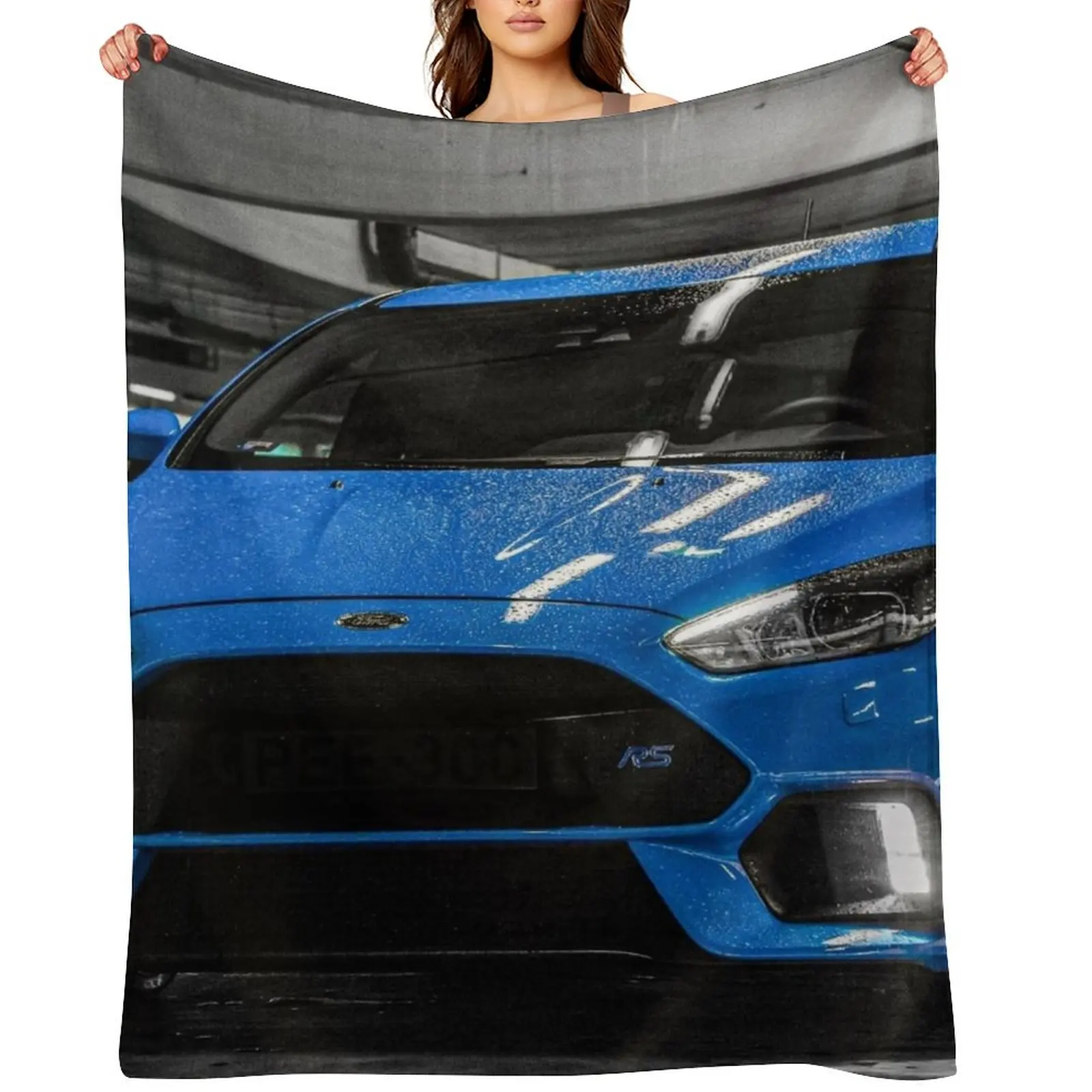 

Focus RS Throw Blanket For Sofa Thin Decorative Sofa Soft Plush Plaid funny gift Blankets
