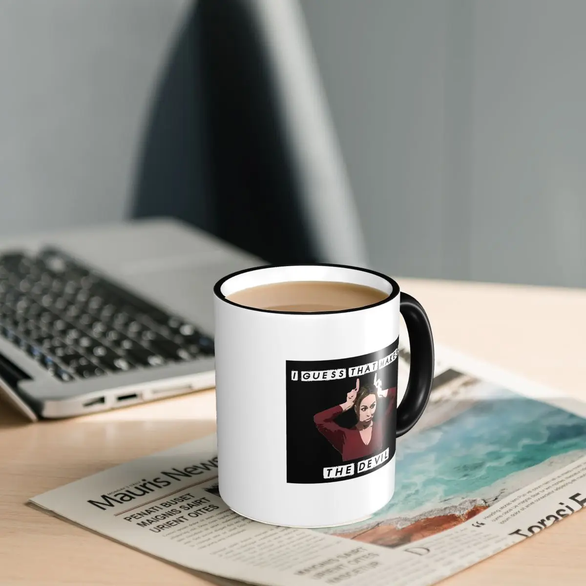 I Guess That Makes Me The Devil Jan The Office Funny Quote Dinner Party Mug Ceramic Coffee Cups Tea Mugs Milk Cup Drinkware