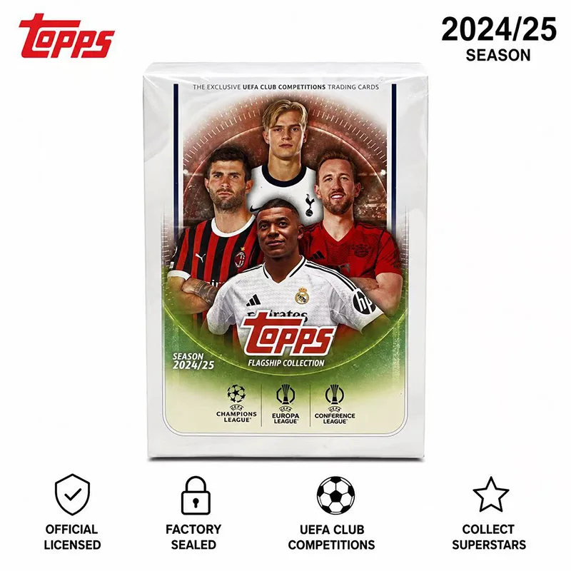 2024-25 Topps UCC UEFA Champions League Football Star Autograph Cards – Box / Single Card – Certified Collectible