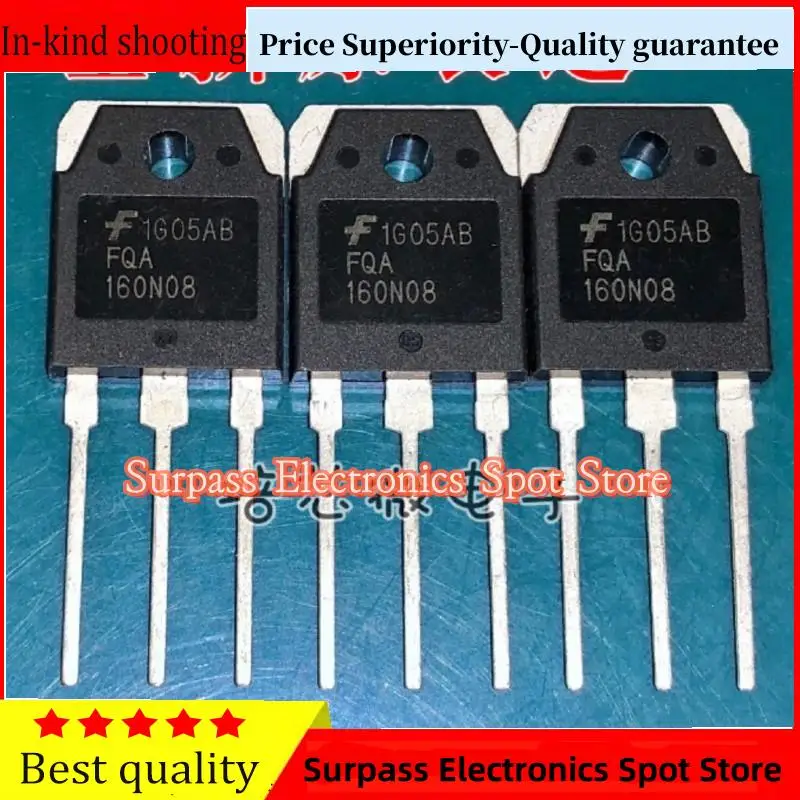 

10PCS-100PCS FQA160N08 MOS TO-247 160A 80V Price Superiority-Quality guarantee