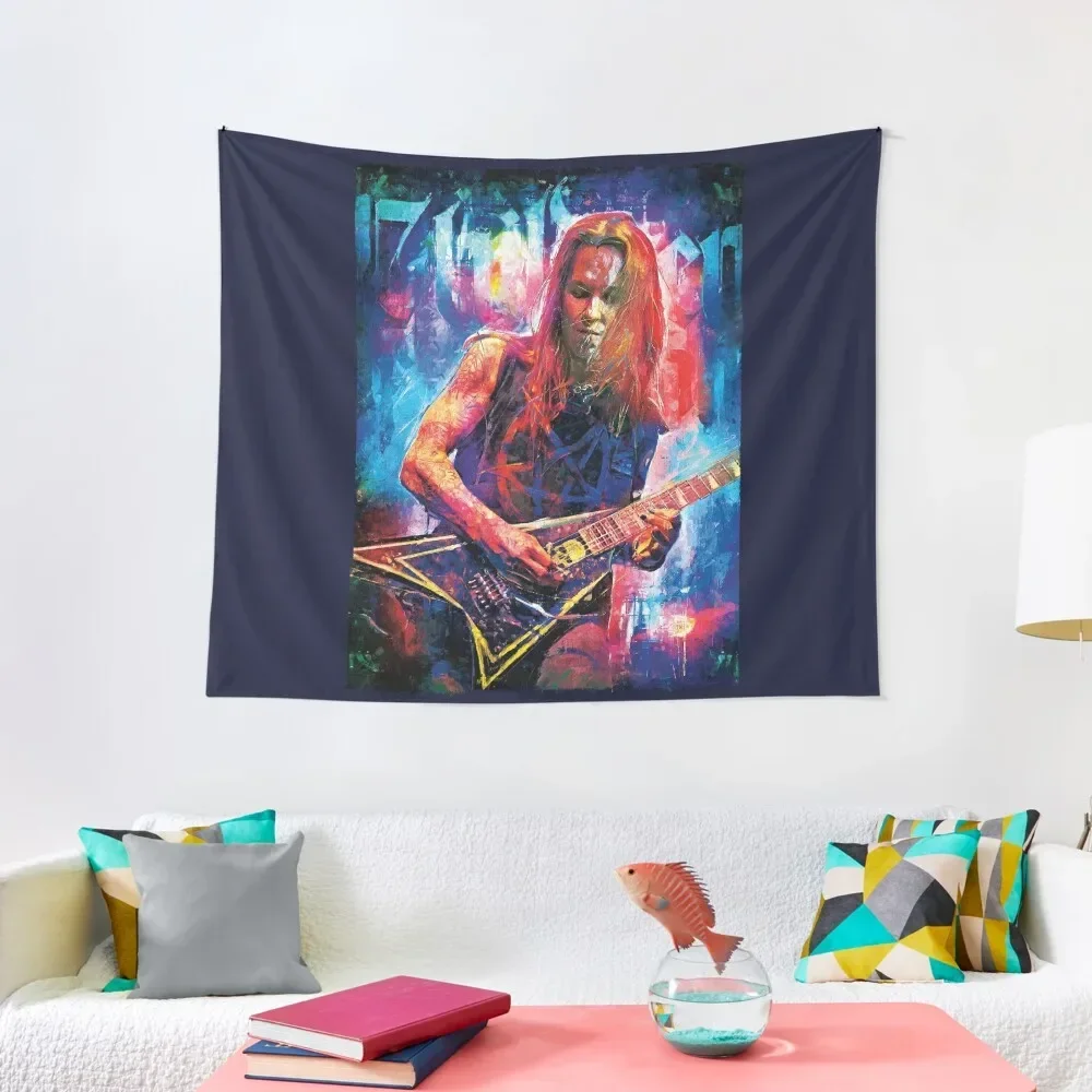 Children Of Bodom’s Alexi Laiho frontman tribute art Tapestry Wallpaper Room Decoration Accessories Tapestry