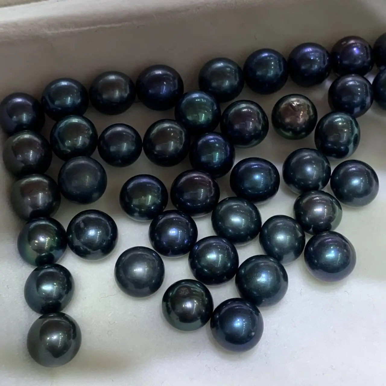 

18kp Yellow gold tahitian huge AAAA++++ 9-10mm 10-11mm 11-12mm 12-13mm natural black green round pearl earrings