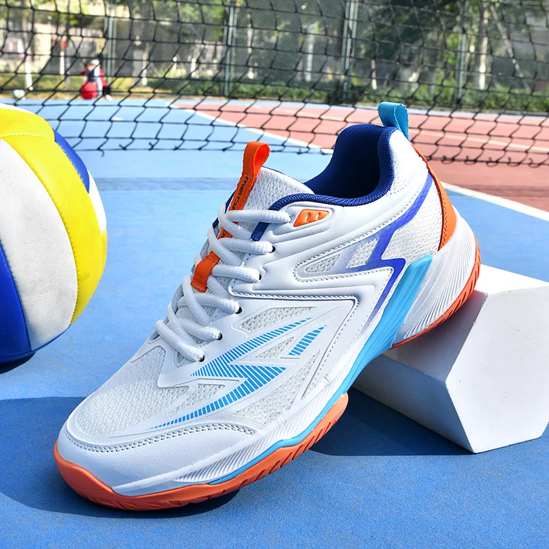

New Outdoor Fitness Volleyball Shoes, Lightweight Badminton Shoes for Teenagers, Size 36-46 Professional Tennis Shoes