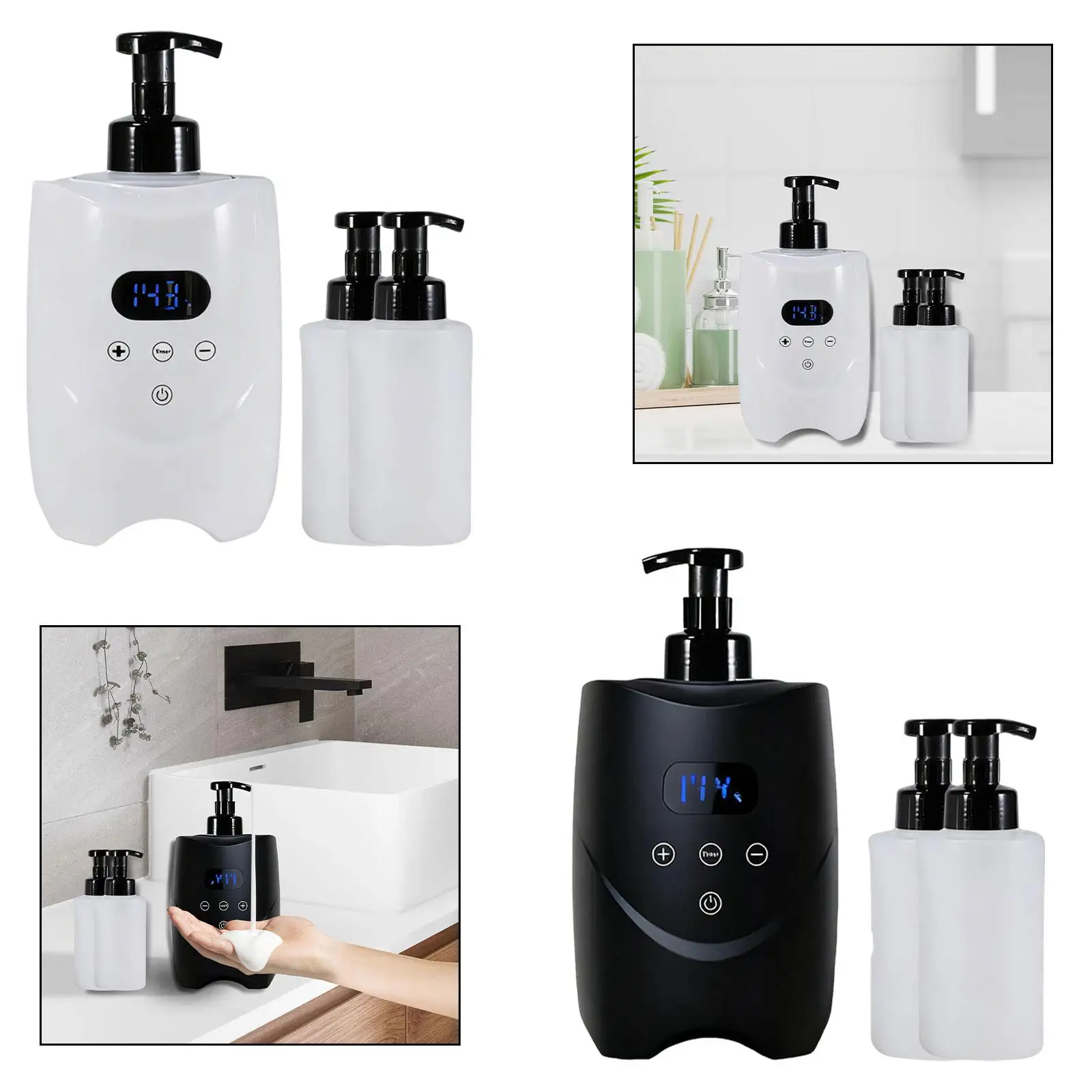 Máquina de espuma quente aquecida dispensador de creme de barbear para casa spa presente de aniversário