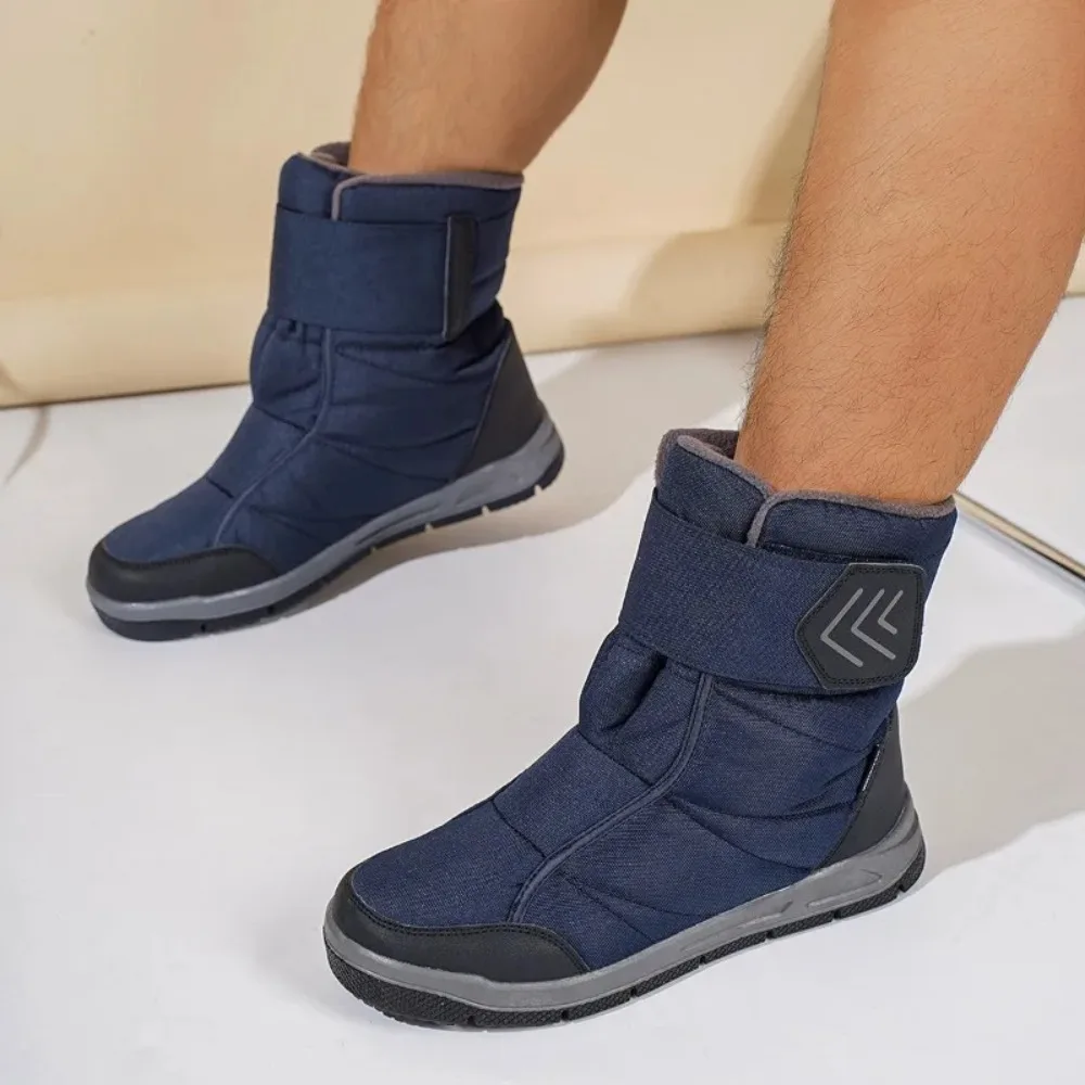 

2026 Winter Snow Boots Women Anti-slip Warm Soft Durable Plush Casual Shoes Men Thick-soled Outdoor High-top Ankle Boots Men