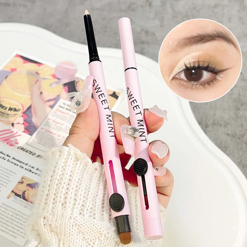 2 In 1 Mozaïek Concealer Pen Glad Onzichtbaar Oog Donkere Kringen Crème Waterdichte Natuurlijke Dekking Concealer Met Borstel Foundation