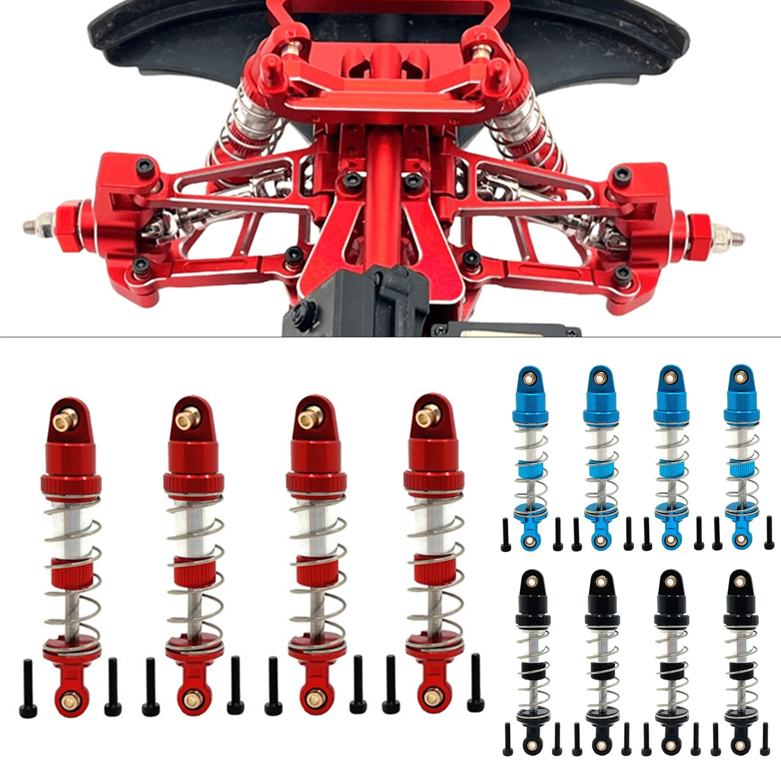 Metal Shock Absorber for Rc MJX 1/14 14211 14209 14210 16207 16208 16209 16210(without oil)