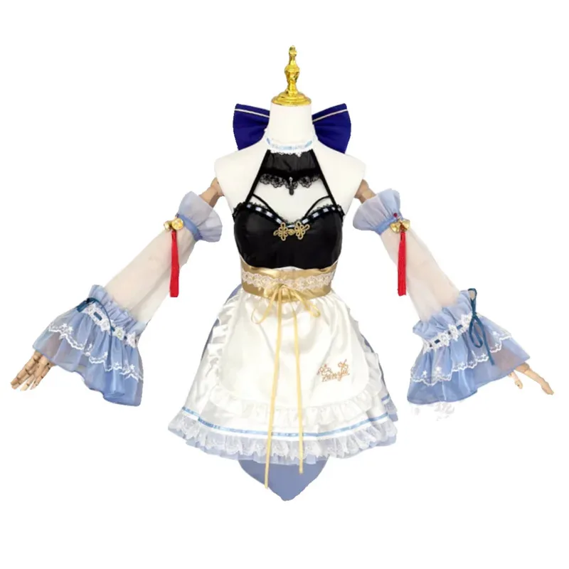 

Ganyu Косплей Костюм Карнавальная Хэллоуин Униформа-Продеальный подарок для фанатов косплея