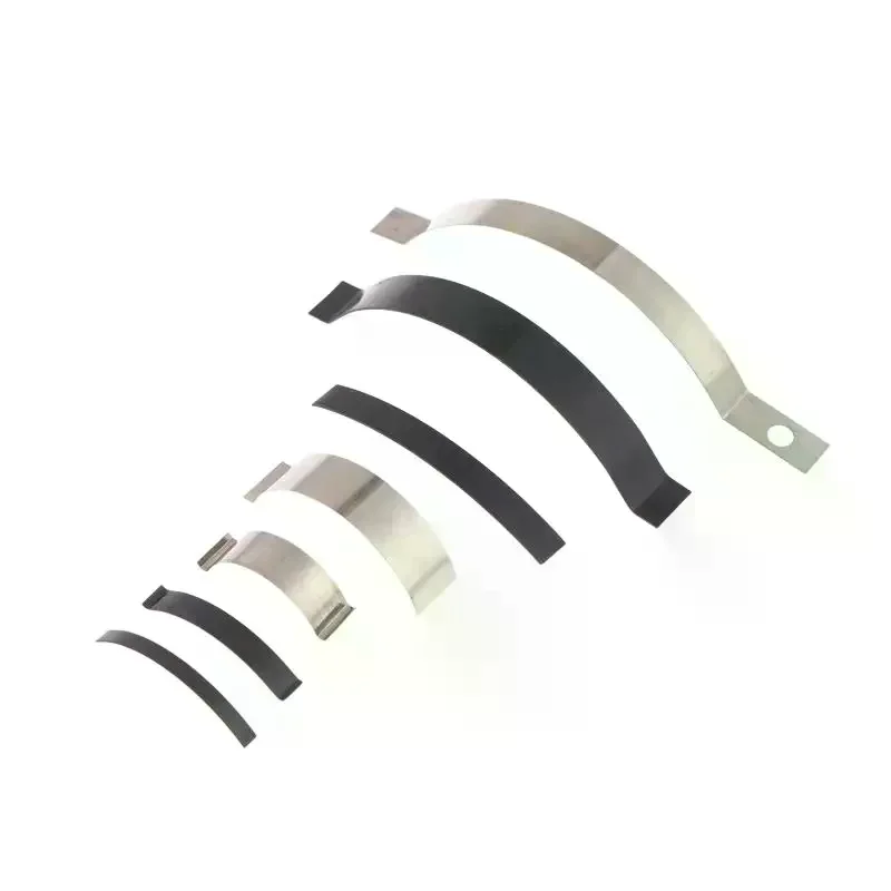 10PCS C Type Sheet Spring Stainless Steel Or Manganese Steel Flat Wire Arc Clip Spring In-pipe Positioning Spring