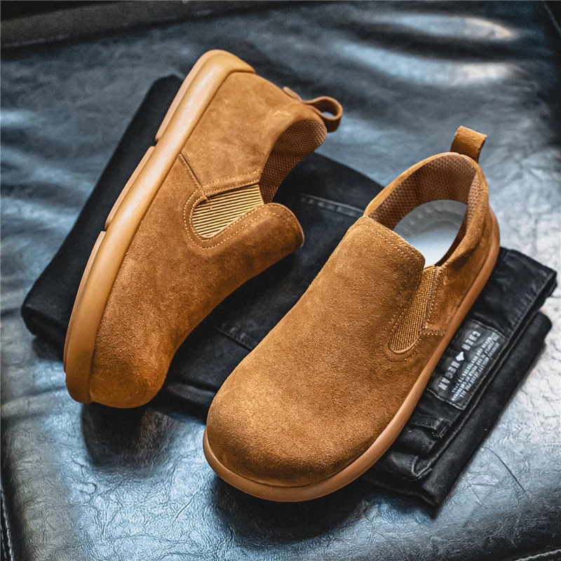 

Men's Loafers Comfortable Leathe Casual Dress Shoes Light-Weight Moccasin Slip On Driving Shoes for Male