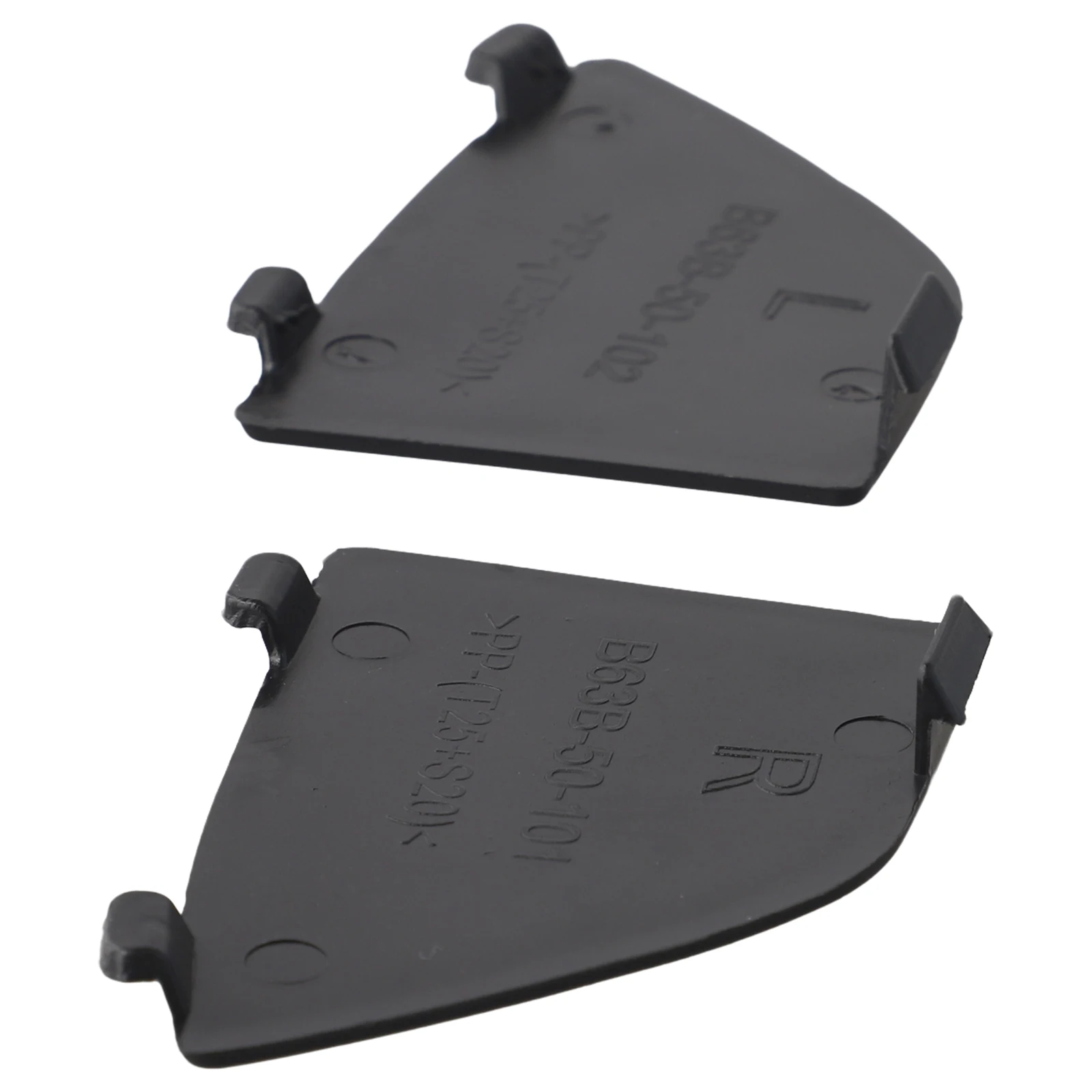 

Front Bumper Lower Grille Tow Hook Cover Cap Pair for For MAZDA 3 2016 2018 Replacement OEM B63B 50 101 B63B 50 102