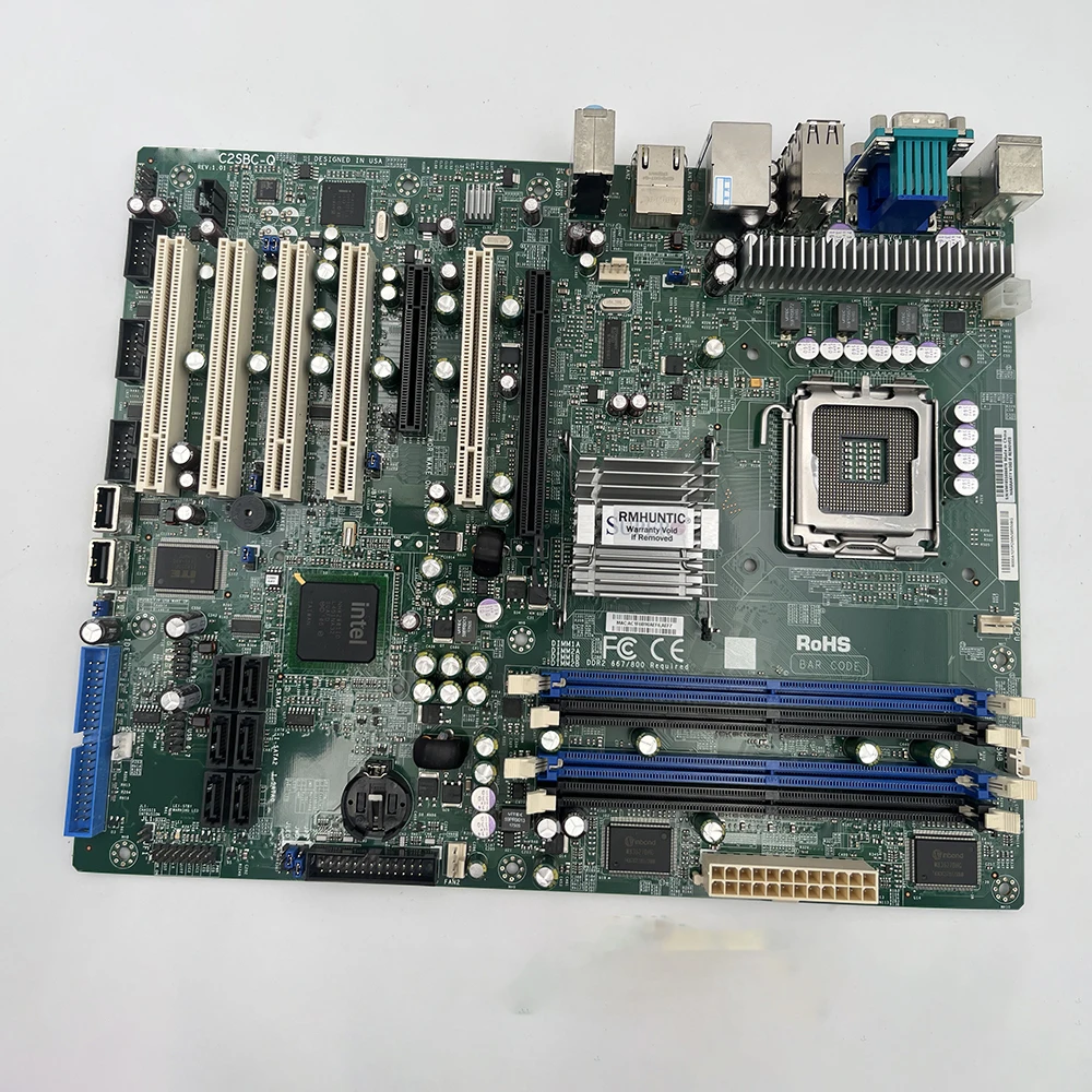 Placa base del servidor para Supermicro LGA775 5 * PCI C2SBC-Q