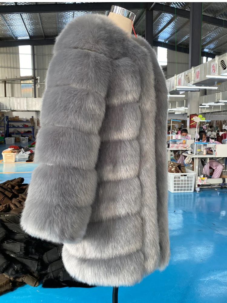 ZADORIN Winter New Long Furry Faux Fur Coat Jackets Women Thick Warm Fluffy Faux Fur Jacket Causal Party Overcoat Streetwear