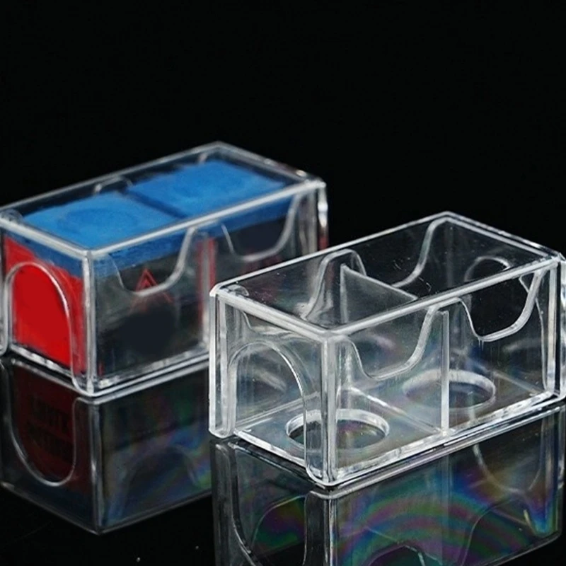 

Billiard Chalk Storage Box Acrylic Billiard Chalk Powder Box Billiard Accessory