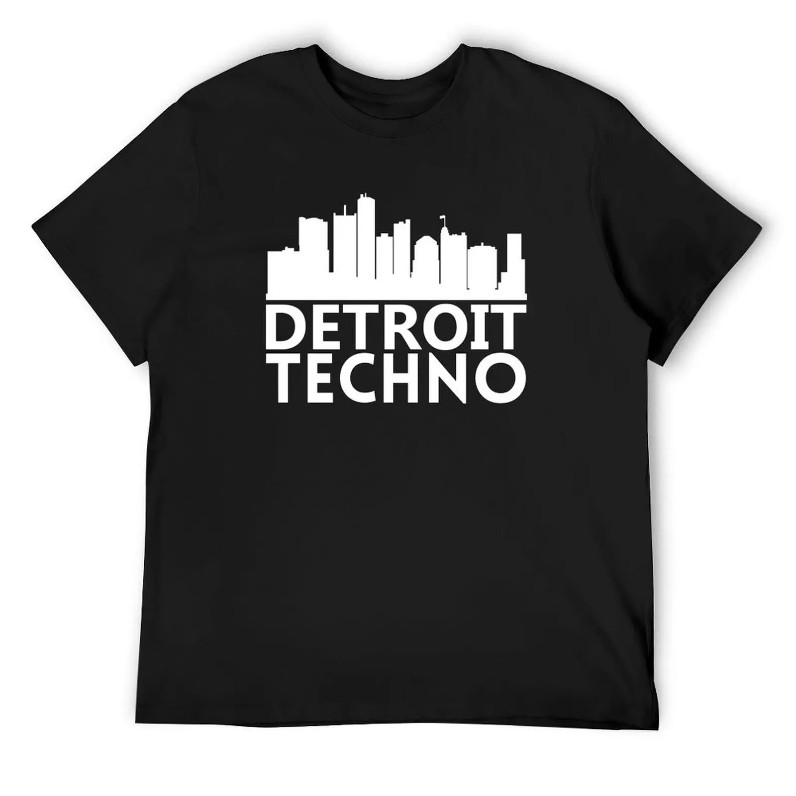 

DetroitTechno T-Shirt new edition Blouse vintage graphic tee men t shirts high quality