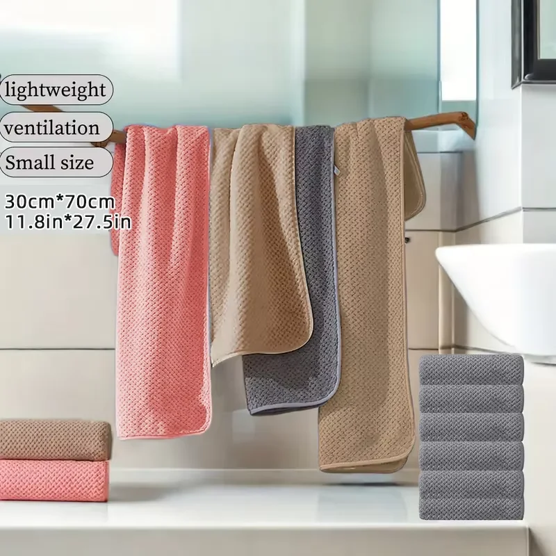 6-Piece Ultra Soft Towel Sets - Fast Drying Highly Absorbent Towels, Skin-Friendly & Durable for Showers Gyms Hotels Saunas, Mul