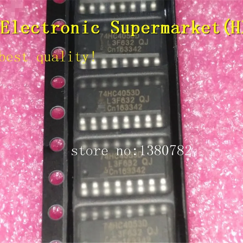 Free Shipping 200pcs/lots 74HC4053D 74HC4053 SOP-16 New original IC In stock!