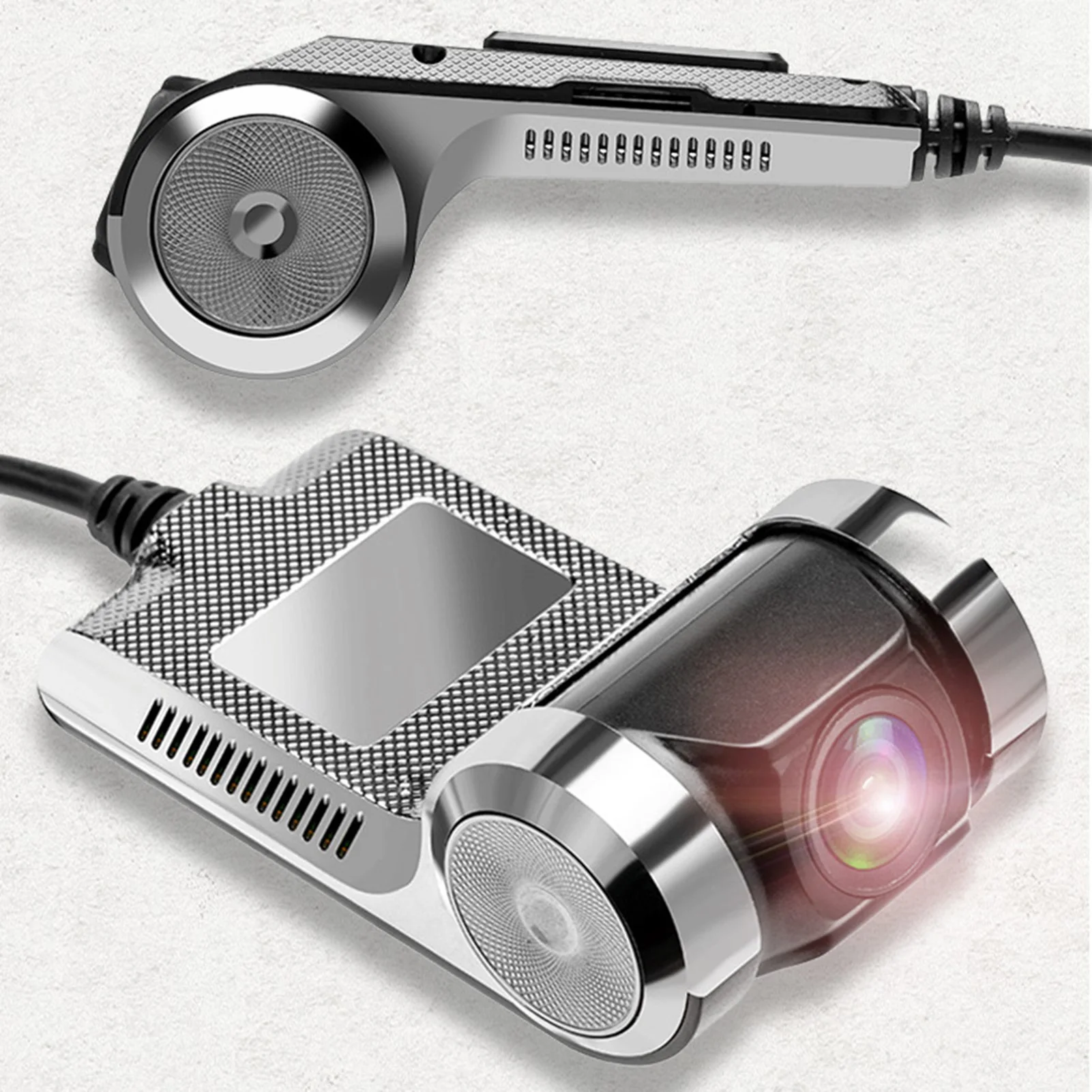 كاميرا USB داش مسجل فيديو رقمي للسيارات HD 720P 90 °   عدسة دوارة 170 °   زاوية واسعة التغطية الدائرية التلقائية تسجيل مسجل فيديو الطريق السيارة