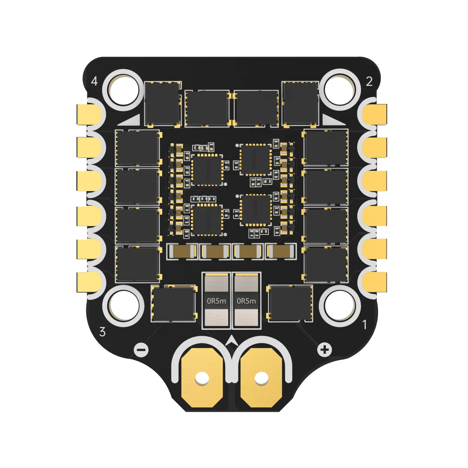 Returner 55A 4IN1 ESC V1 3‑6S, 8‑Bit blheli_s Firmware For FPV Freestyle Long Range Drone