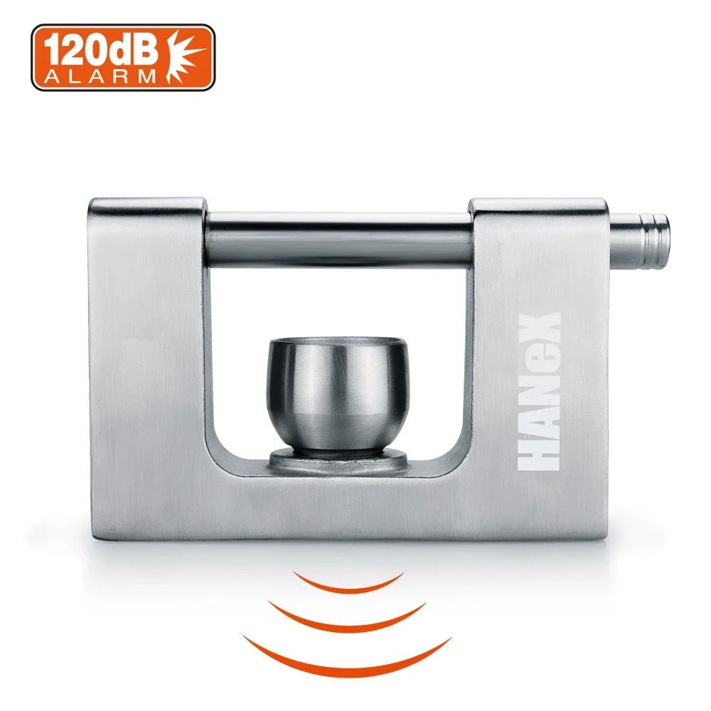2021 New products alarm trailer coupler hitch lock stainless steel alarm trailer locks alarm trailer locks couplers