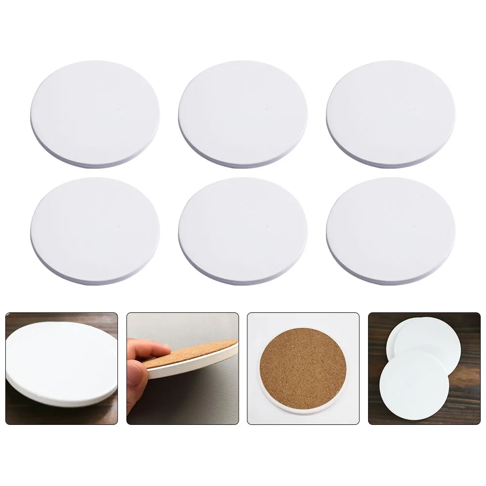 

12 Pcs 3 Round Heat Insulation Car Heat Insulation Cup Mat Anti Skid Home Cup Mat Gadgets Party Supplies Party Supplies
