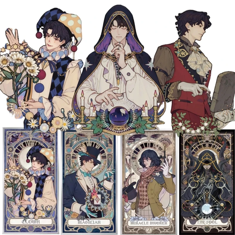 Oficjalna, autentyczna akrylowa karta z anime Lord of The Mysteries, gadżet z postaciami, kolekcja festiwalowa, zabawka, karta flash, prezent.