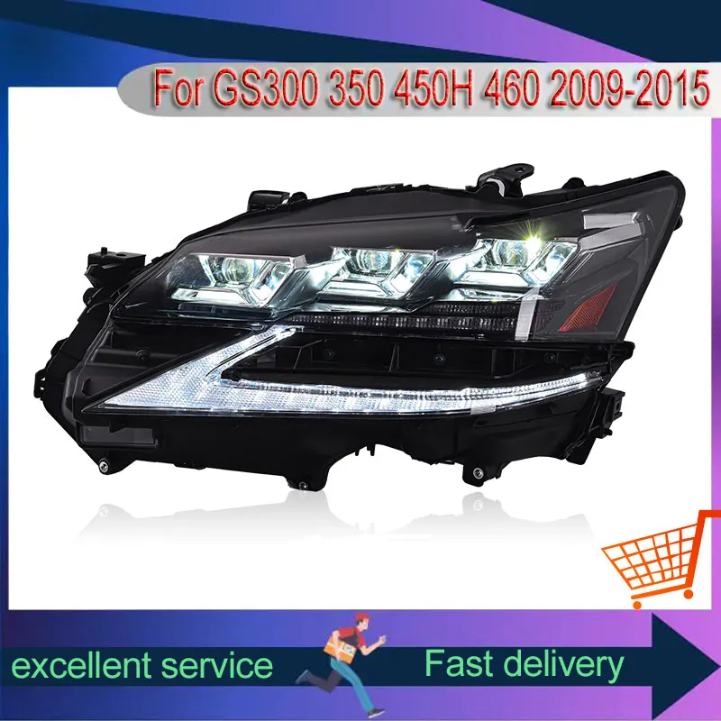 

Car Accessories For Lexus GS300 GS350 GS450h GS460 2016-2019 Front Lamp Modified DRL Headlight LED Projector Lens Tools Mobile