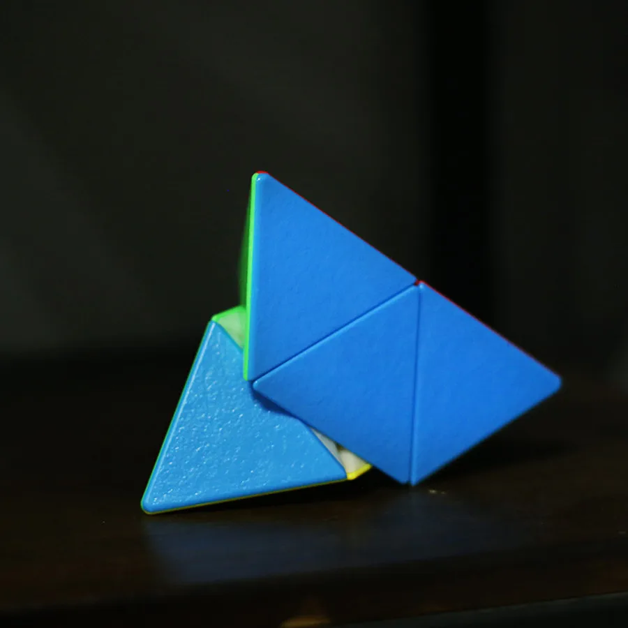 Sengso Magnet Mr.M 2x2 Pyramid Alien Magic Cube tinta unita Magnetic Second Order Pyramid Magic Cube giocattoli educativi per bambini