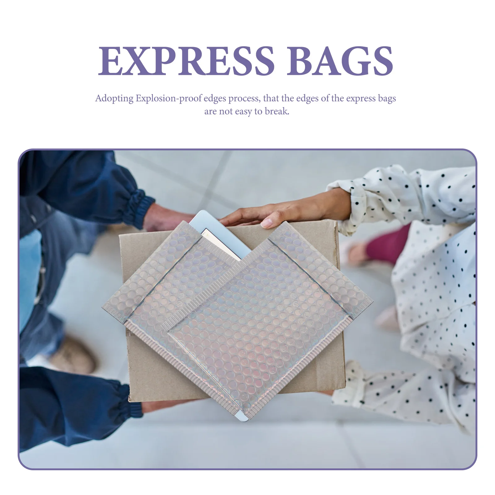 20 قطعة هدية مقاومة للصدمات فقاعة بريدية متعددة الأغراض سميكة مقاوم للماء أكياس شحن مغلفات مبطنة مقاومة للتمزق