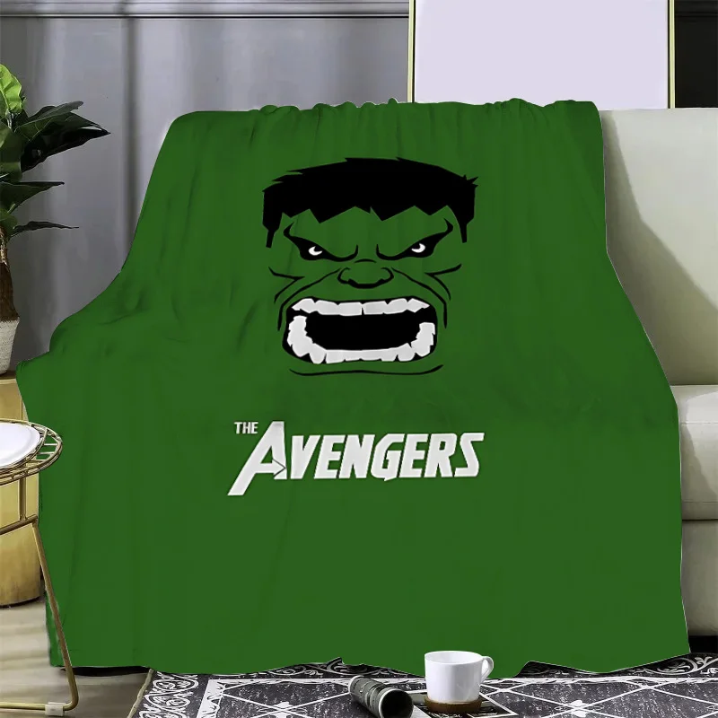 Marvel Angry Hulk Koc z nadrukiem Koce piknikowe Ciepły koc Miękki i wygodny koc Domowy prezent urodzinowy do podróży