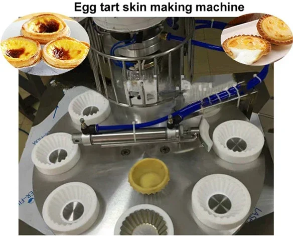 Hot selling egg tarter former machine egg tart tray maker machine Mquina formadora de bandejas de tarta de huevo for sale