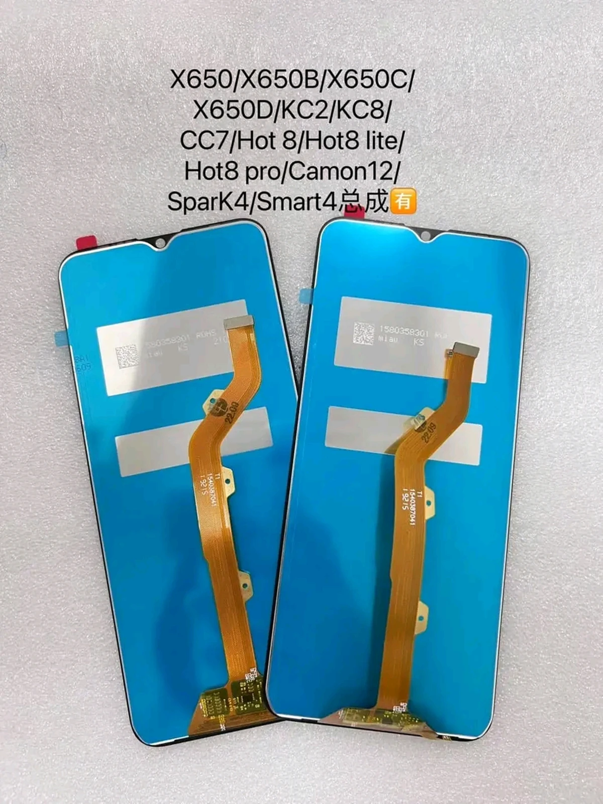 

New Original For Tecno Infinix X650 X650B X650C X650D Hot8 Lite Pro Hot 8 Pro 8Pro 8Lite CC7 LCD Display Touch Screen Assembly