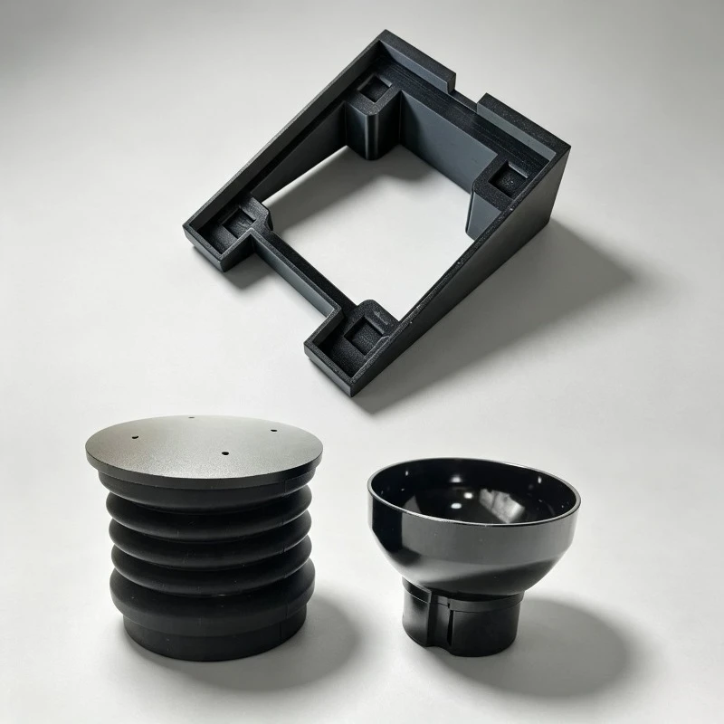 Modified coffee grinder with inclined base air-blown bean bin powder ring for powder residual protection 3D printing accessories