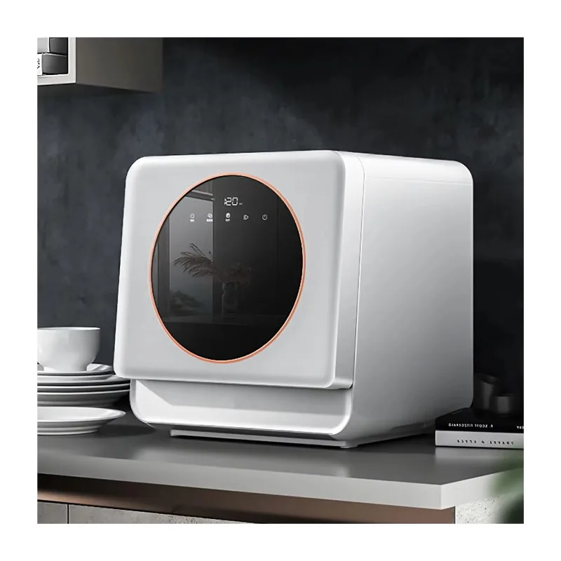 Elétrica automática inteligente mini máquina de lavar louça compacta bancada elétrica máquina de lavar louça mesa gaveta máquina de lavar louça do agregado familiar