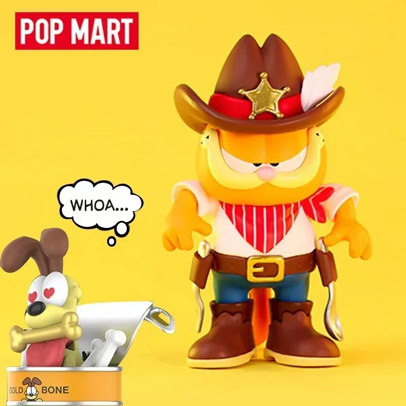 POP MART Garfield Cat Daydream Serie Blind Box Erraten Tasche Desktop Dekoration Nette Modell Geschenk Mädchen Spielzeug Anime