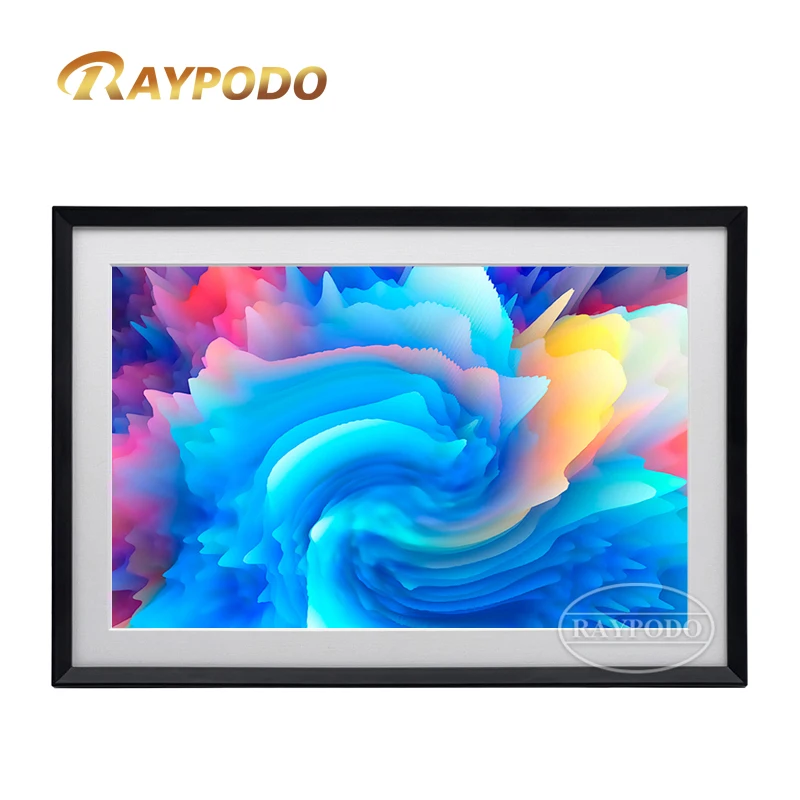 RAYPODO RPD-907 large digital photo frame wifi picture frame screen led signage companies Rockchip RK3126C