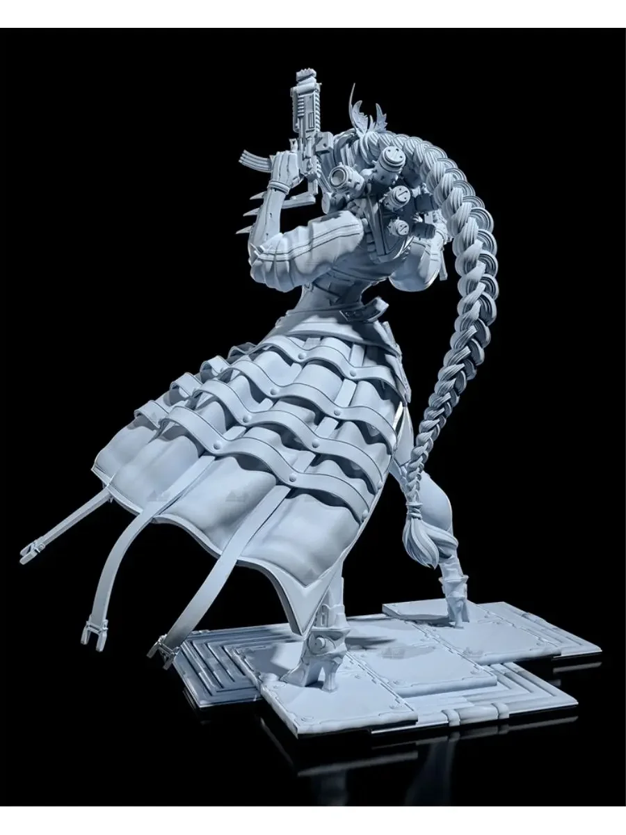 

1/24 1/18 Resin Model Battle Girl Figurine Sculpture Unpainted No Color RW-902