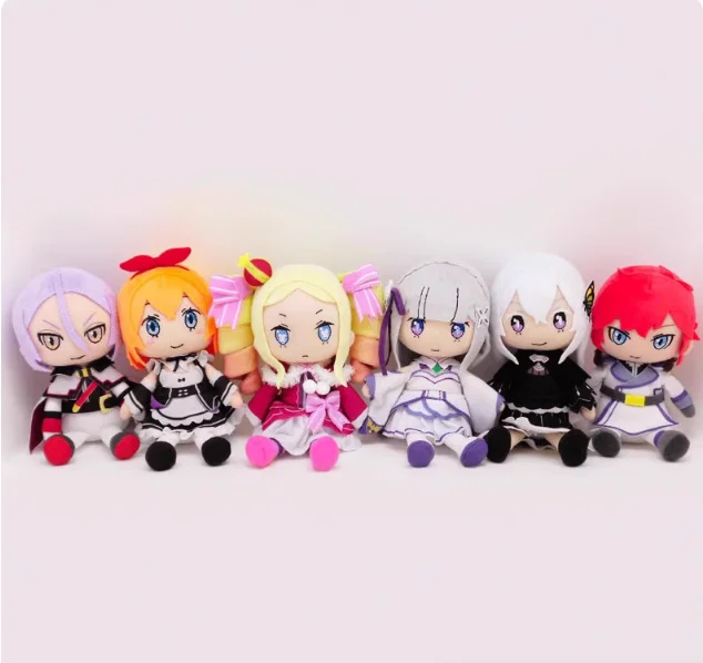 

Новый Re:ZERO Beatrice плюшевые аниме хлопковые кавайные мультяшные куклы милые фигурки мягкие куклы коллекционные украшения рождественские подарки