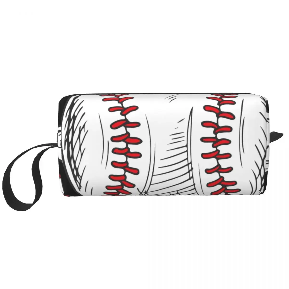 Travel Baseball Sport Pattern Toiletry Bag Fashion Makeup Cosmetic Organizer for Women Beauty Storage Dopp Kit Box