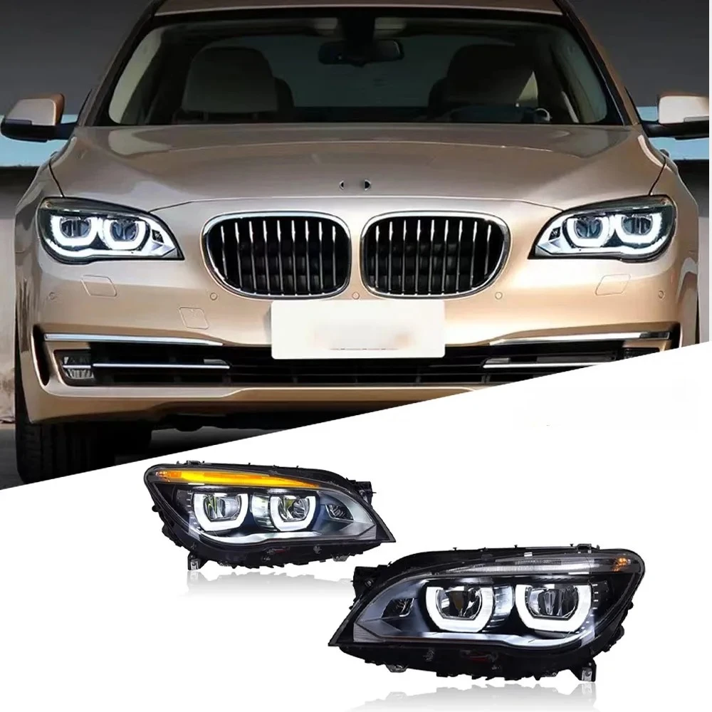

2PCS Headlight Car LEDLight Assemblies For BMW 7 Series F01 F02 2009-2015 Auto Fog DRL Brake Turn Signal Lamp Plug and Play